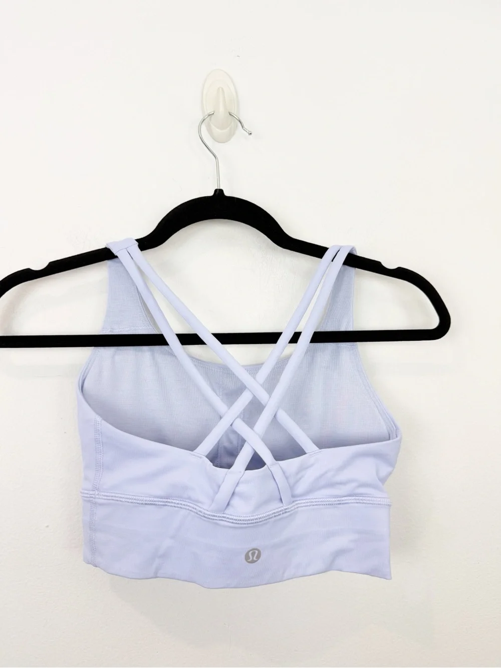 Lululemon Energy Bra Long Line Light Blue Lavender Size 4